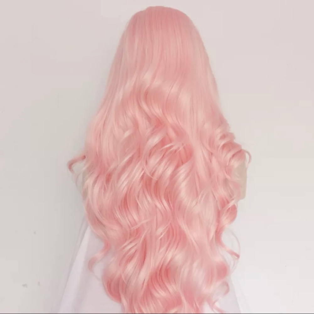 Bubble Pink Synthetic Wig